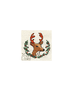 Christmas Stag Make Me For Christmas Stitch Kit  00M-207mmc