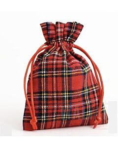 Christmas Gift Bag - Tartan - Pk of 3