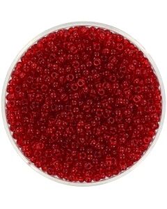 Miyuki Seed Beads 11/0 - Transparent Ruby 10g