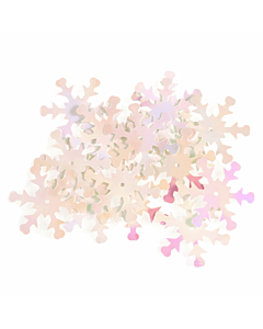 Snowflake Sequins White