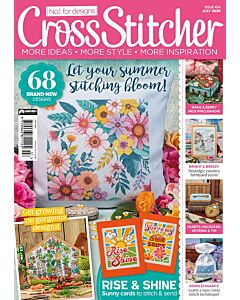 CrossStitcher magazine issue 424 July 2025