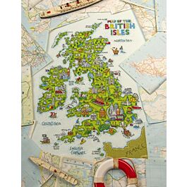 Cross Stitcher Project Pack - British Isles Map XST345 & XST346
