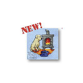 Mouseloft Christmas By The Woodburner Cross Stitch Kit - 014-R31stl
