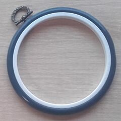 4in Round Coloured Flexi Hoop - Dark Blue