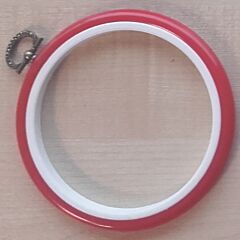 4in Round Coloured Flexi Hoop - Red