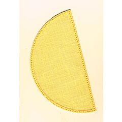 22cm Half Circle Doilies - White 22 x 11cm / 8.5 x 4.5in