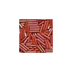 Medium Bugle Beads 82050 - Red Rainbow