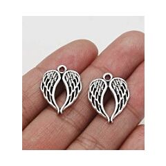 Angel Wing Charms x 3