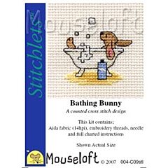 Mouseloft Bathing Bunny Cross Stitch Kit - 004-C09stl