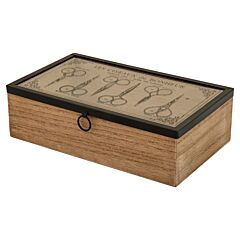 Parisian Vintage Style Scissor Box