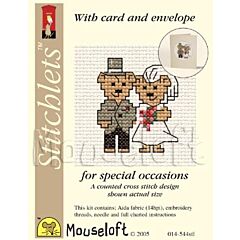 Mouseloft Occasions Stitchlets - Bride and Groom