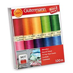 Guttermann Creativ - Thread Set Assorted Bright 