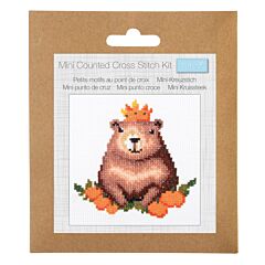 Trimits Mini Cross Stitch Kit - Capybara