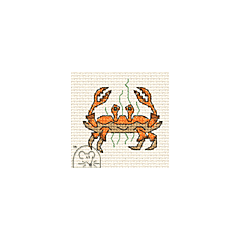 Mouseloft Crab Cross Stitch Kit - 00B-003bts