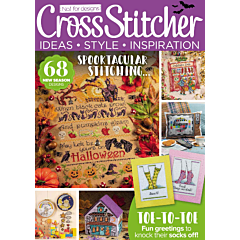 Cross Stitcher Magazine Issue 349 - October 2019 Old Office Copy 