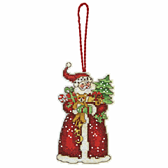 Dimensions Santa Ornament Cross Stitch Kit 