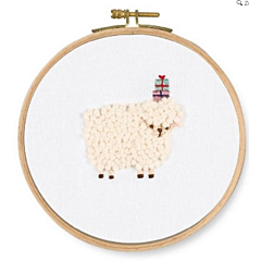 DMC For You! Sheep Printed Embroidery Kit - TB124 - 25% off RRP