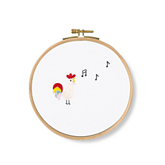 DMC Sing! Chicken Printed Embroidery Kit - TB122 - 25% off RRP