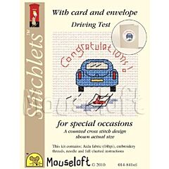 Mouseloft Occasions Stitchlets - Driving Test