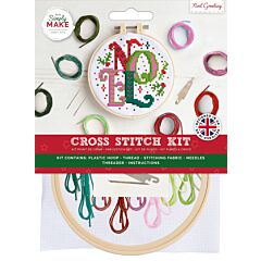 Simply Make Cross Stitch Kit - Noel Sentiment