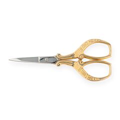 Gilt Floral Embroidery Scissors  9.5cm