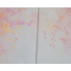 Fabric of the Month - September 24 - Misty Flowers Autumn - Aida