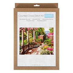 Trimits Cross Stitch Kit - Peace Garden