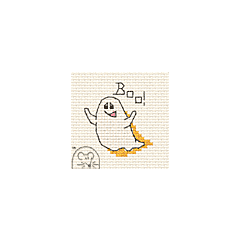 Mouseloft Funsize Cross Stitch Kit - Ghost 00M-006mmh