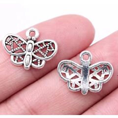 Lace Butterfly Charms (pk of 3)