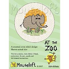 Mouseloft Stitchlet 'At the Zoo' - Elephant
