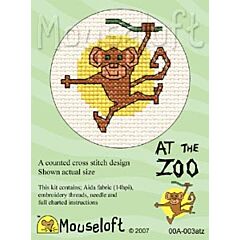Mouseloft Stitchlet 'At the Zoo' - Monkey