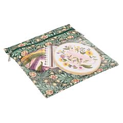 Woodblock Green - Project Pouch