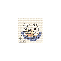 Mouseloft Baby Seal Cross Stitch Kit - 00B-007bts