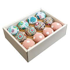 Mini Pin Pincushion - Teal Floral