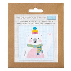 Trimits Mini Cross Stitch Kit - Polar Bear