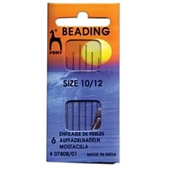 Pony Beading Needles Size 10/12