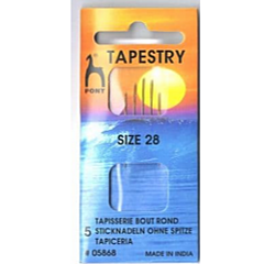 Pony Gold Eye Tapestry Needles Size 28