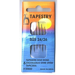 Pony Gold Eye Tapestry Needles Size 24/26