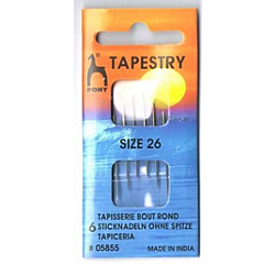 Pony Gold Eye Tapestry Needles Size 26