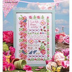 Cross Stitcher Project Pack - Issue 396 - Boarders & Blooms in 28 Ct Cashel or 14 Ct Aida
