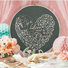 Cross Stitcher Project Pack - Love & Cherish With Hoop - Issue 396