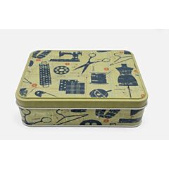 Sewing Kit in a Retro Style Tin - Stitching