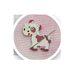 Daisy Cow Needleminder
