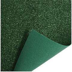 Green Glitter Felt 23cmx30cm/9x11in - 1 piece