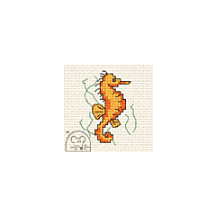 Mouseloft Seahorse Cross Stitch Kit - 00B-006bts