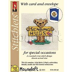 Mouseloft Occasions Stitchlets - Sending Hugs