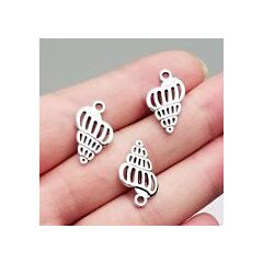 Seashell Charm x 3