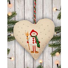 Anchor Snowman Door Hanger Cross Stitch Kit