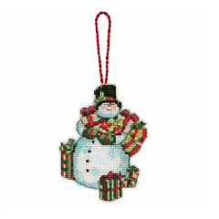 Dimensions Snowman with Presents Cross Stitch Kit
