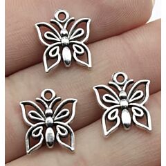 Butterfly Charms - Style D (pk of 3)